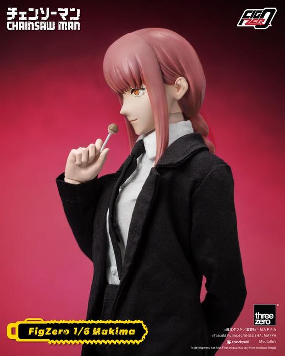 Actual product image ThreeZero Chainsaw Man FigZero Action Figure 1/6 Makima 28 cm