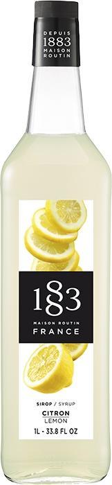 Actual product image 1883 Lemon syrup 0% vol. 1l