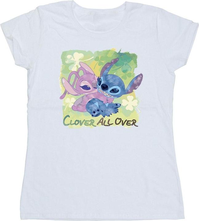 Produktbild Disney Lilo And Stitch St Patrick's Day Clover TShirt (L)