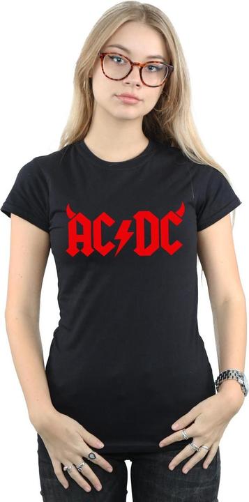 Immagine prodotto AC/DC Maglietta in cotone con logo Horns donna/donna (XL)