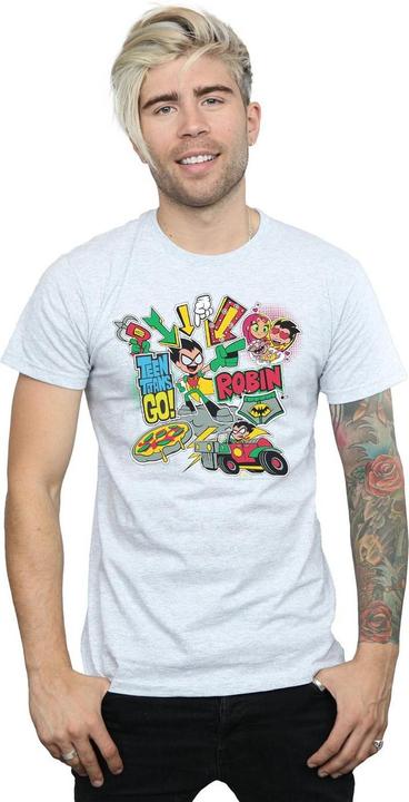 Produktbild Teen Titans Go Robin Montage TShirt (XXL)
