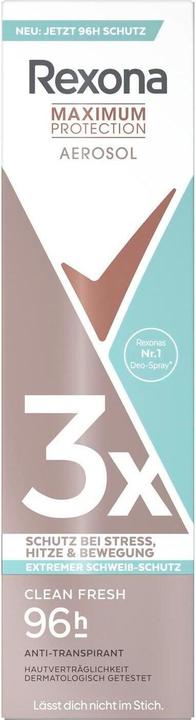 Produktbild Rexona Deo Spray Maximum Protection Clean Fresh 150 ml (Spray, 150 ml)