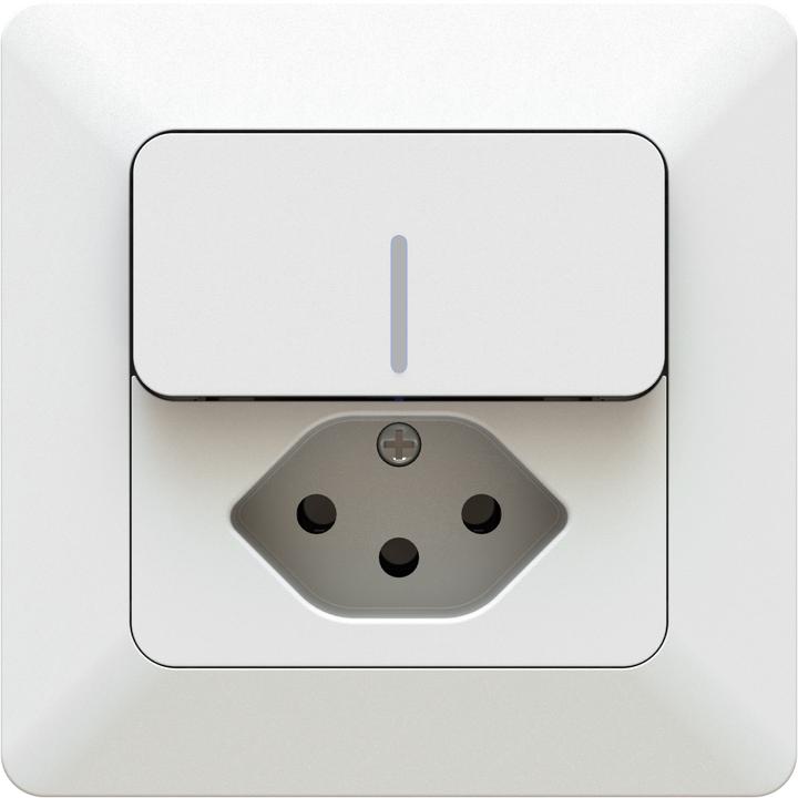 Immagine prodotto Modino priamos piccolo pulsante combinato A/R / tipo 13 illuminato da incasso