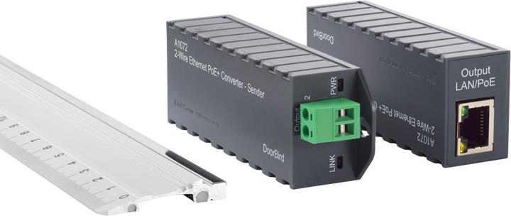 Produktbild Doorbird 2-Draht Ethernet PoE+ Konverter A1072