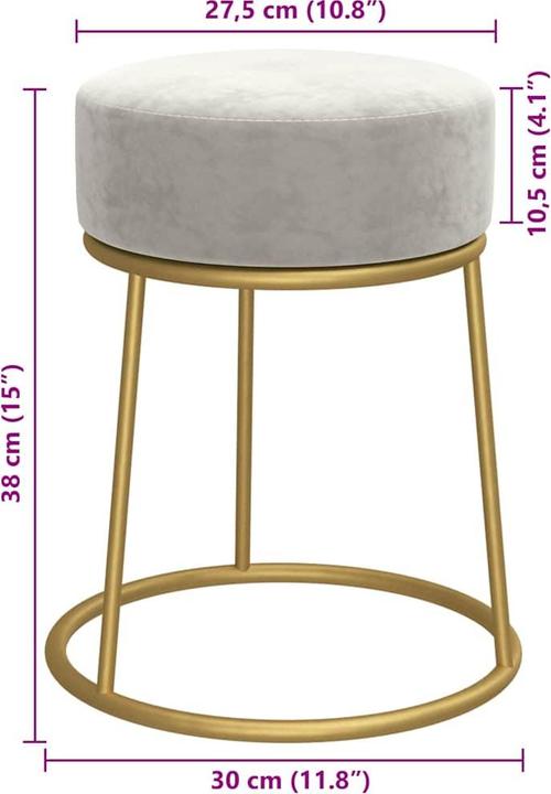 Actual product image VidaXL Stool