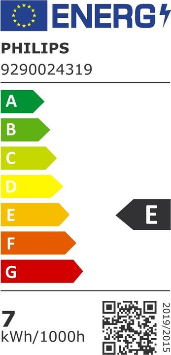 Energie-Label Philips LED Lampe (E14, 6.50 W, 806 lm, 1 x, E)