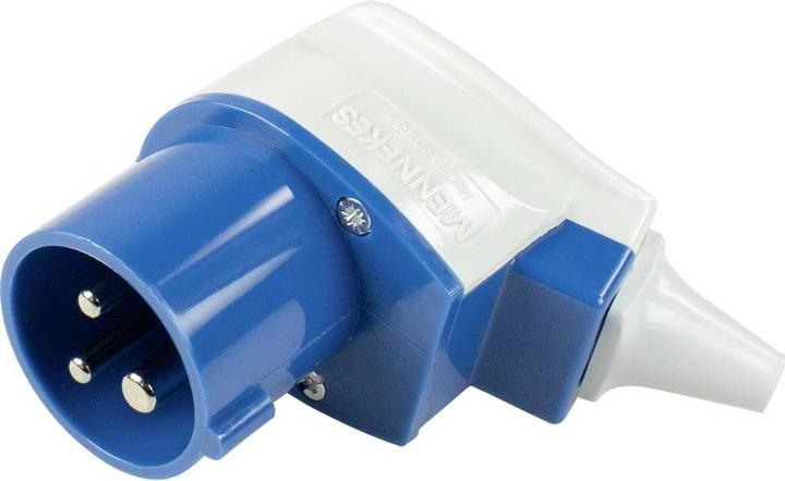 Actual product image As - Schwabe 61481 CEE angle plug 16 A 230 V 1 pc. (CEE 7/4)