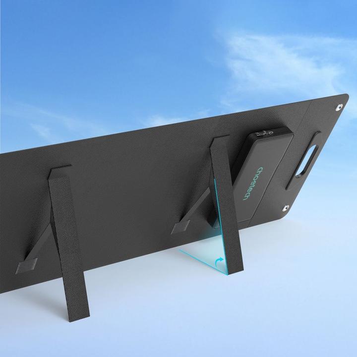 Actual product image Choetech SC017 400W Light-weight Solar Charger Pannel Black (400 W, 10 kg)