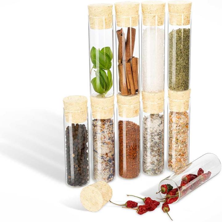 Actual product image Tuuters 25er-Set Gewürzgläser mit Natur-Korken (0.07 l)