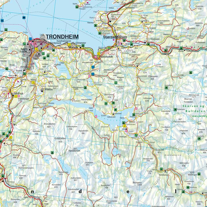 Immagine prodotto Norvegia Centro, mappa stradale e del tempo libero 1:250.000, freytag & berndt (freytag & berndt, Tedesco, Inglese, Olandese, Slovacco, Ceco, Italiano, Norvegese, Spagnolo)