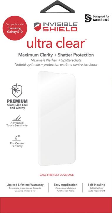 Immagine prodotto Zagg InvisibleShield ultra trasparente Case Friendly (1 Pezzo/i, Vivo S10e)