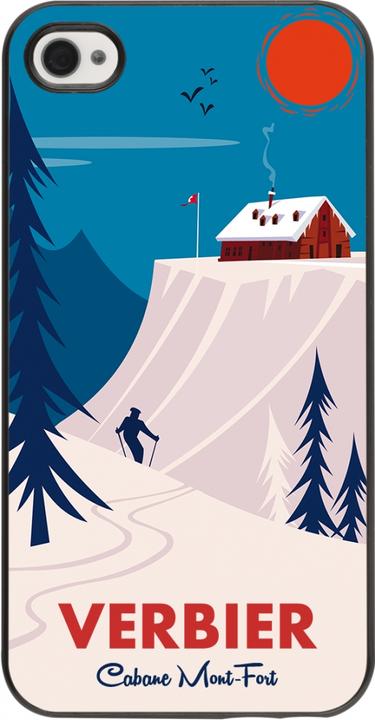 Actual product image PhoneLook Cover Verbier Cabane Mont-Fort (Apple iPhone 4)