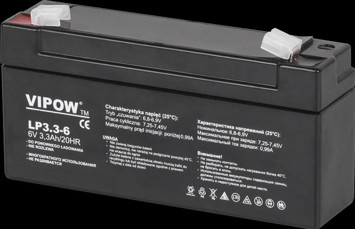 Vipow Lead acid battery 6V 3.3Ah (1 Stk., Gerätespezifisch, 3300 mAh)