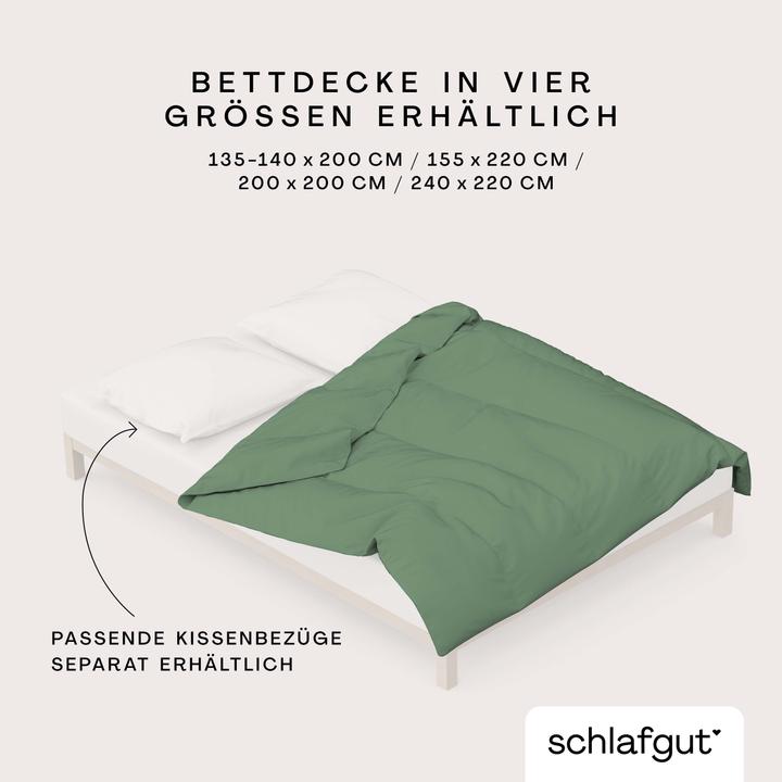 Actual product image schlafgut Woven Satin (Duvet cover, 200 x 200 cm)