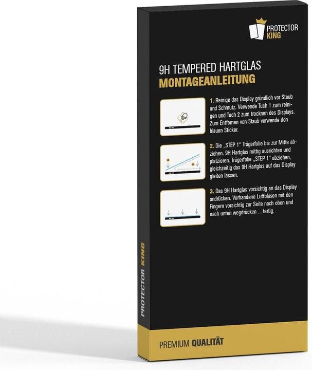 Produktbild Protectorking 2x echtes Tempered 9H Panzerhartglas 3D KLAR (2 Stück, IPad Mini 1)