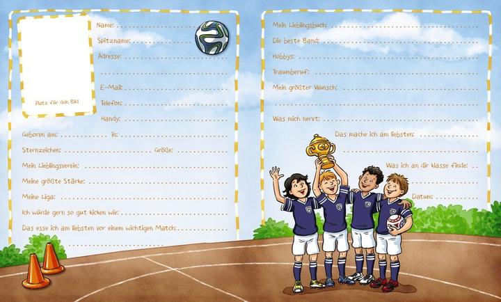 Image du produit Meine Freunde. Motiv Fussball (Allemand, Joachim ruffle, Livres d'entrée Loewe, 2016)