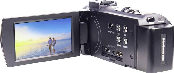 Actual product image Renkforce RF-DV-200 Camcorder 5K 7.6 cm 3 Zoll 8 Megapixel Schwarz