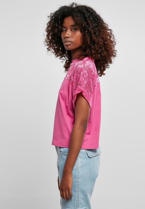 Produktbild Urban Classics Ladies Short Oversized Lace Tee - 12492 (4XL)