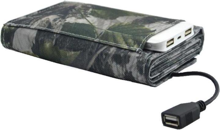 Actual product image Sunen PowerNeed Solar Charger 9W, camouflage (9 W)