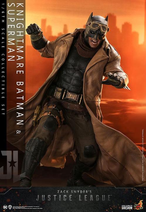 Actual product image Hot Toys Zack Snyder's Justice League "Knightmare Batman & Superman" 1/6 Scale Figure Set