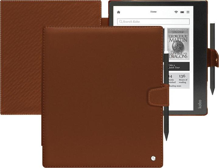 Actual product image Noreve Horizontal leather flap shell (Kobo Elipsa 2E)