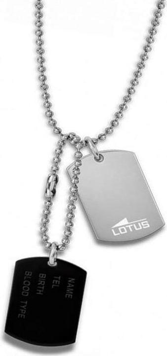 Produktbild Lotus Style - MenÂ's steel bicolor necklace with pendants Urban Man LS2139-1 / 5 (M) (Edelstahl)