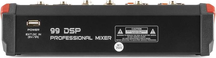 Produktbild Vonyx VM-KG06 - 6-kanaals mengpaneel Bluetooth, DSP, mp3 speler en USB audio interface (Studio- und Livemixer)