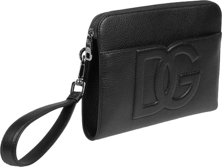 Dolce & Gabbana deerskin clutch color black