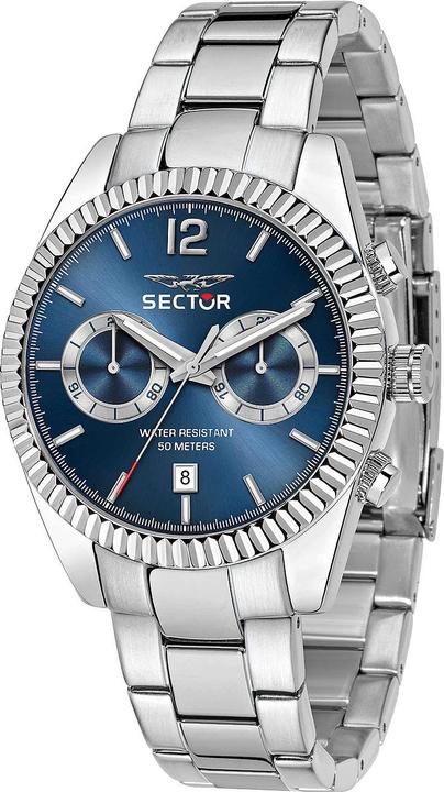 Sector Sektor R3253240006 Serie 240 Dualzeit 41mm 5ATM (Sportuhr, 41 mm)