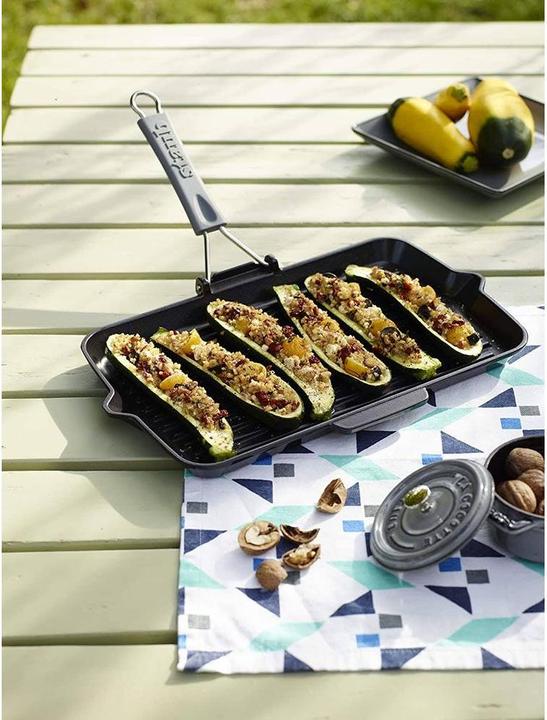 Actual product image Staub Grill pan (34 cm, Grill pan, Cast iron)