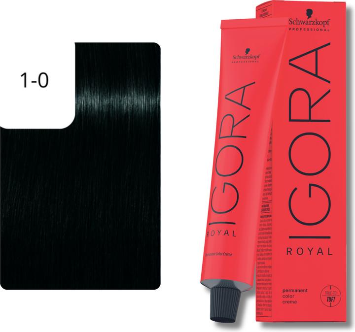 Actual product image Schwarzkopf Professional Igora royal (1-0 Black)