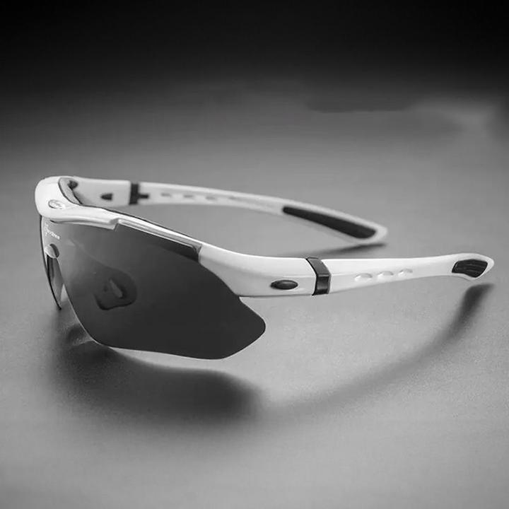 Produktbild Rockbros 10002 polarizing cycling glasses - white (Schwarz, Weiss)