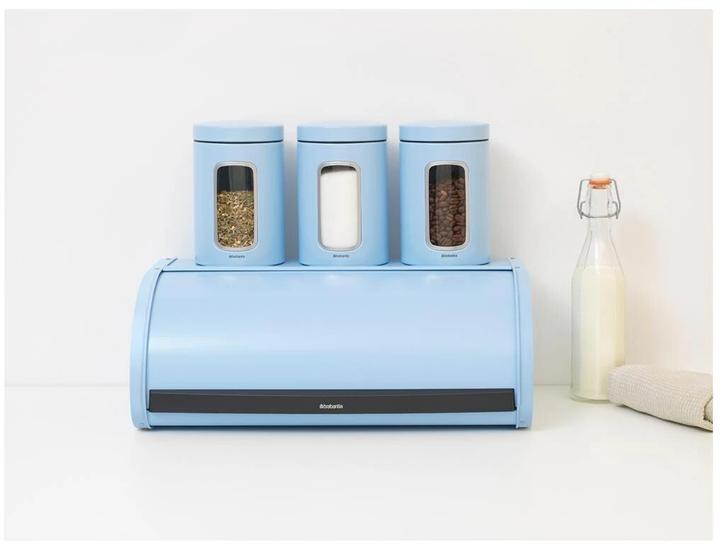 Immagine prodotto Brabantia Cestino del pane su ruote azzurro