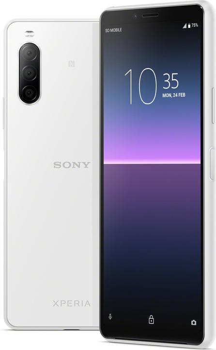 Actual product image Sony Xperia 10 II (128 GB, White, 6", Hybrid Dual SIM, 12 Mpx, 4G)