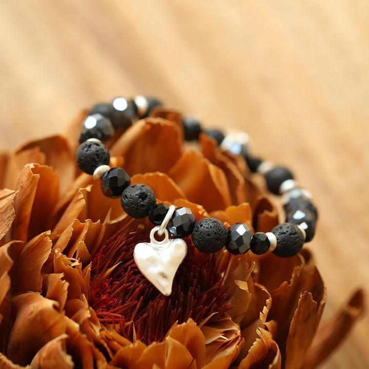 Actual product image Andreani Bracelet (8 cm, Lava stone)