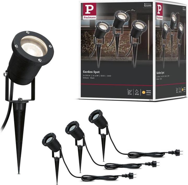 Produktbild Paulmann Outdoor 230V Spot Garden (230 lm, GU10, IP65)