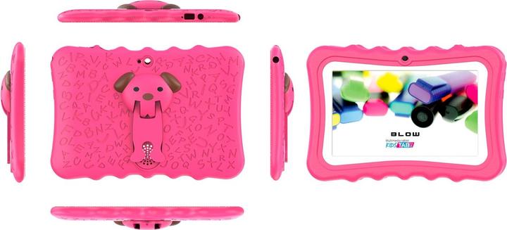 Produktbild Blow Tablet KidsTAB7 V2 4/32GB różowe etui 2MP (7", 32 GB, Pink)