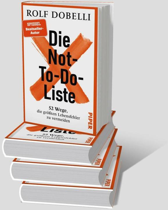 Actual product image Piper Die Not-To-Do-Liste (German, Rolf Dobelli, 2024)