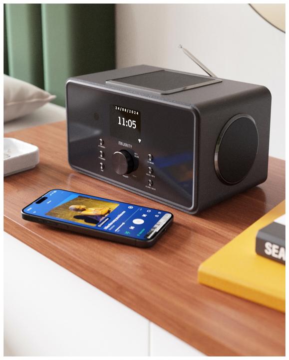 Produktbild Majority Bard Black (Internetradio, FM, UKW, DAB+, WLAN, Bluetooth)