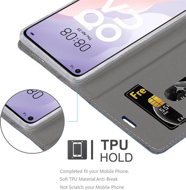 Actual product image Cadorabo Book Jeans Optics Cover (Huawei Nova 7 SE)