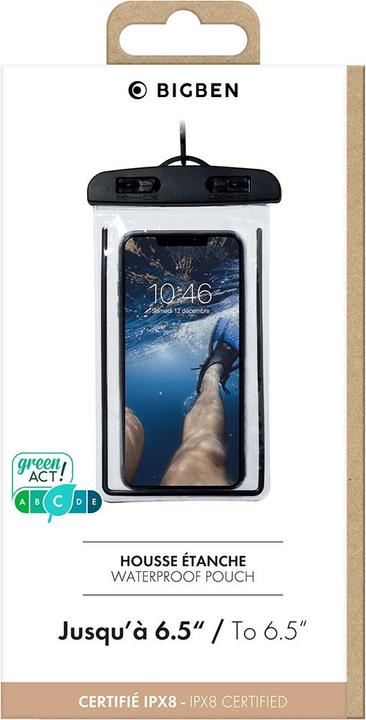 Produktbild Komsa Dėklas Universelles wasserdichtes Gehäuse BIGBEN juoda (Universal)