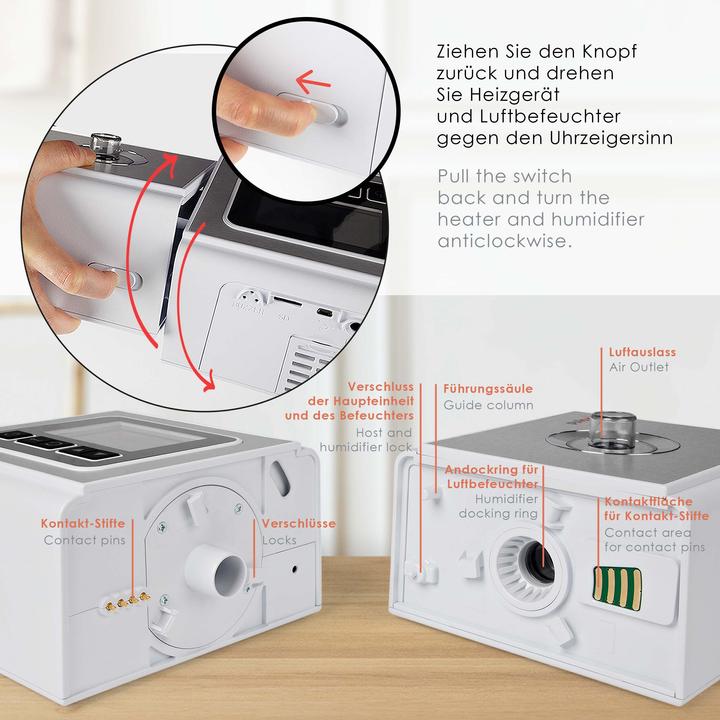 Productafbeelding Pulox Auto CPAP slaapapneu apparaat met gezichtsmasker