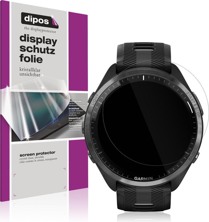 Image du produit Dipos Film de Protection d’écran Crystalclear pour Garmin Forerunner 965