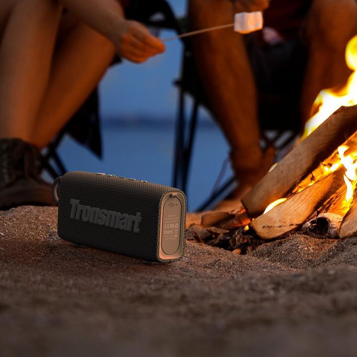 Actual product image Tronsmart Trip Wireless Bluetooth 5.3 speaker, waterproof IPX7 10W black (20 h, Rechargeable battery operated)