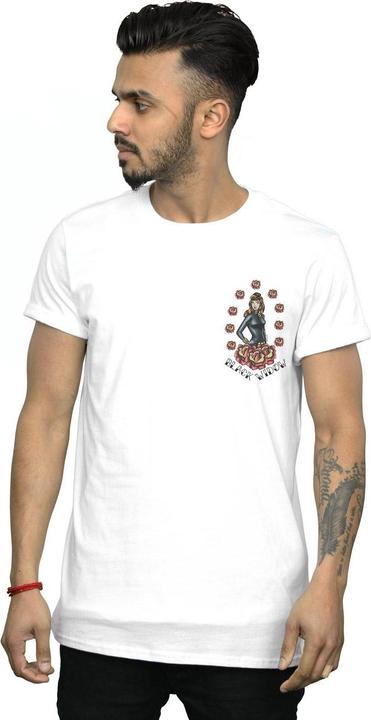 Image du produit - T-shirt BLACK WIDOW TATTOO BREAST PRINT - Homme (5XL)