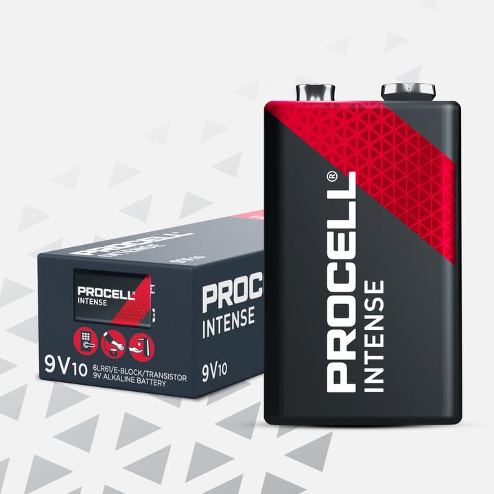 Image du produit Duracell Procell Intense Power (10 pcs, 9V Block, 673 mAh)