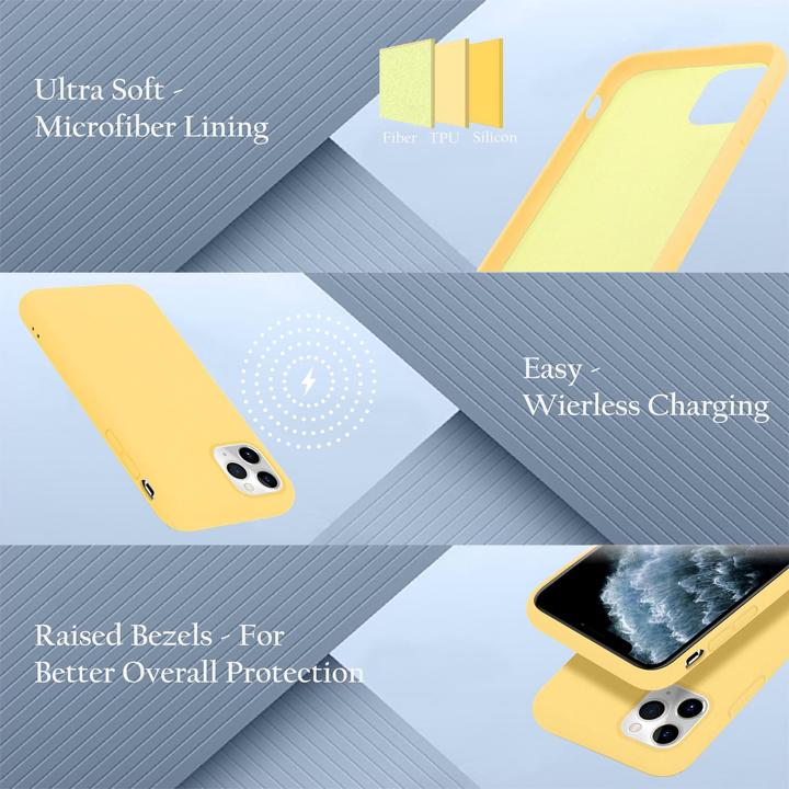 Immagine prodotto Cadorabo Copertura della cassa del silicone liquido TPU (Apple iPhone 11 Pro)