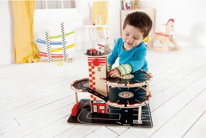 Actual product image Hape multi-storey car park