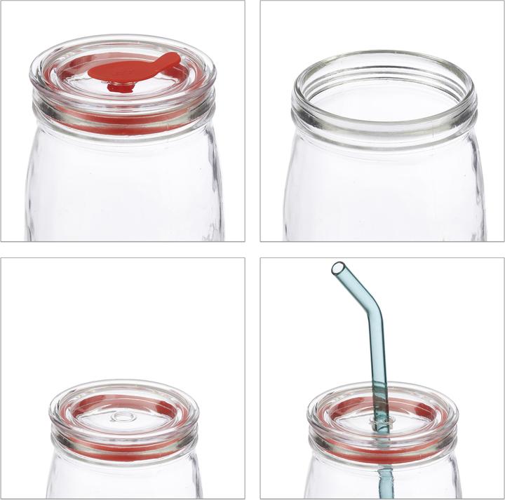 Actual product image Relaxdays storage jars (1.40 l)