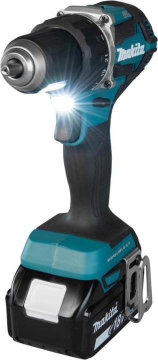 Actual product image Makita DDF484RTJ Cordless drill driver, 18 V, 2x 5.0 Ah Li-Ion, 54 (Rechargeable battery operated)